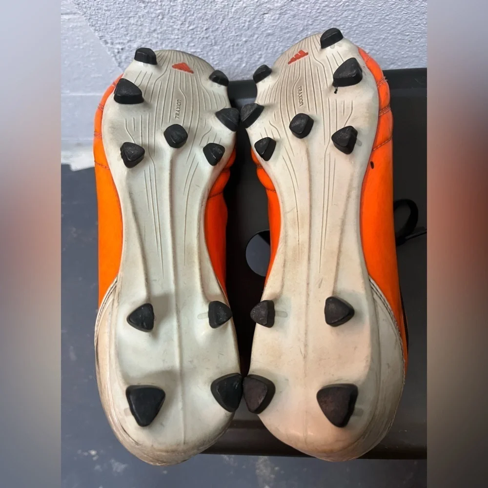 Adidas Classic Orange. & Black Footwear. Cleats